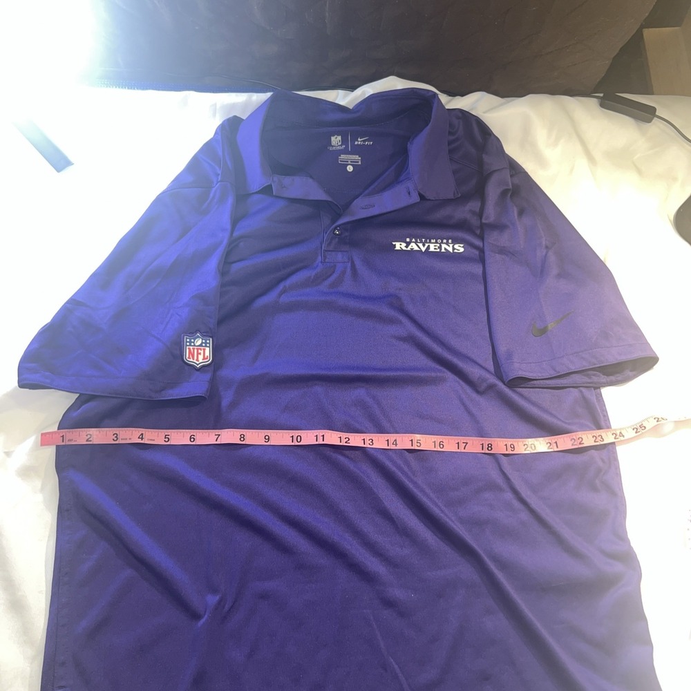 Nike Large Unisex Polo Golf Purple Shirt Short Sleeve Button Down Collectors 232 - Picture 8 of 14